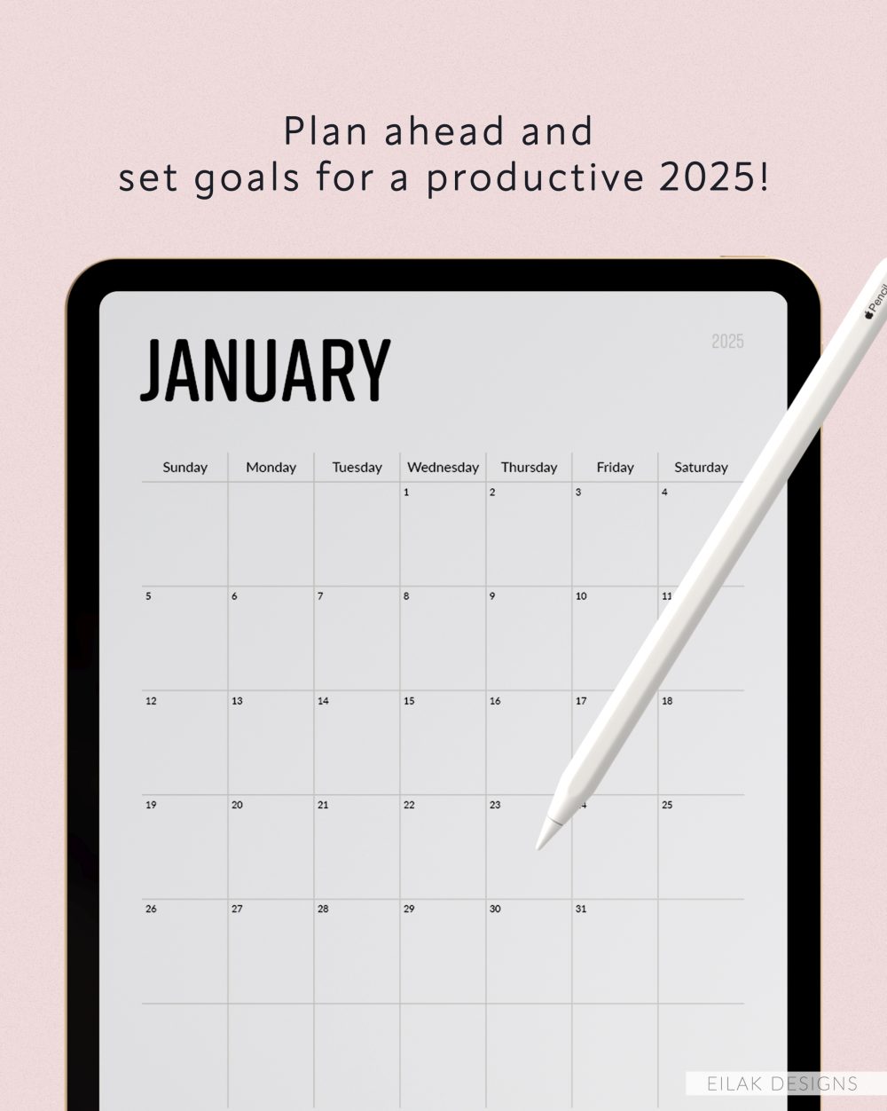 2025 calendar goodnotes