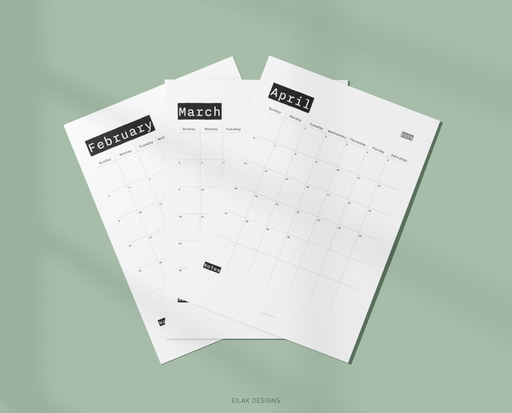 2025 printable calendars